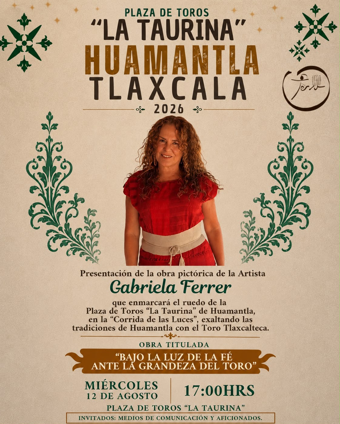 Gabriela Ferrer presentará su obra taurina en la Plaza de Toros 'La Taurina'